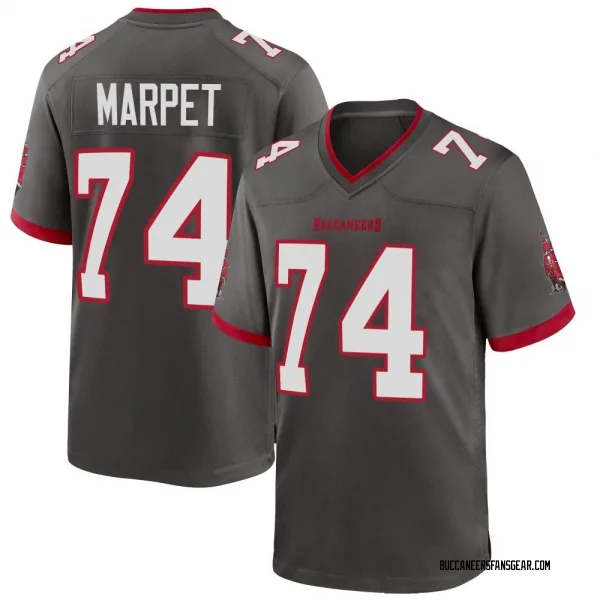 Men's Ali Marpet Tampa Bay Buccaneers Game Pewter Alternate Jersey