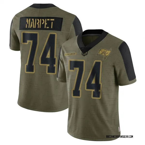 Men's Ali Marpet Tampa Bay Buccaneers Limited Olive 2021 Salute To Service Jersey