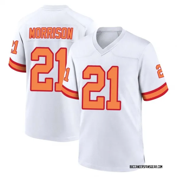 Men's Benjamin Morrison Tampa Bay Buccaneers Game White '76 Jersey