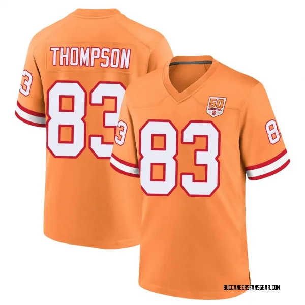 Men's Cody Thompson Tampa Bay Buccaneers Game Cream sicle 50th Season Jersey