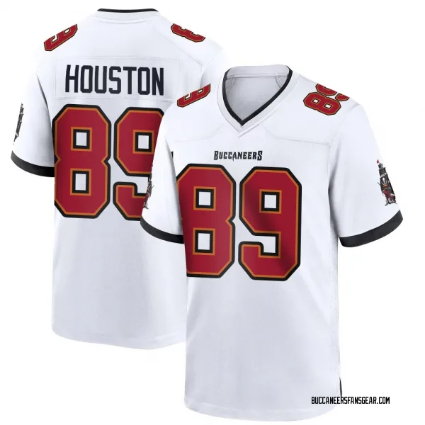 Men's Dennis Houston Tampa Bay Buccaneers Game White Jersey