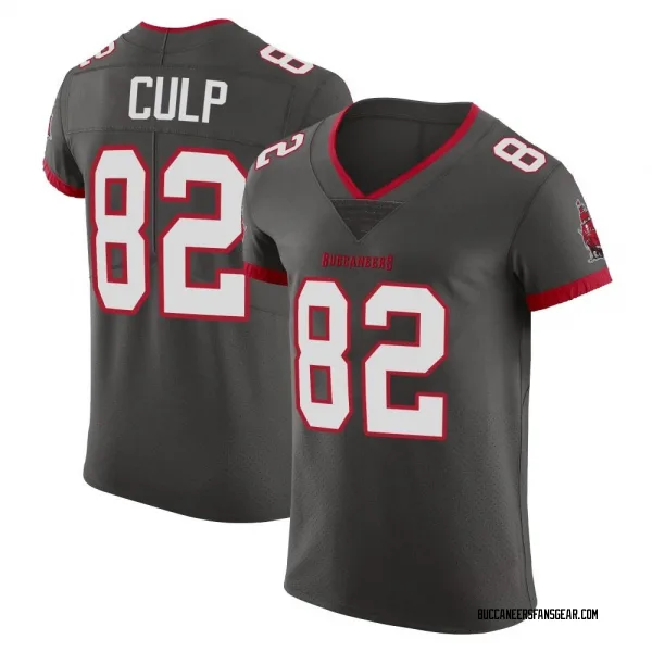Men's Devin Culp Tampa Bay Buccaneers Elite Pewter Alternate Vapor Jersey
