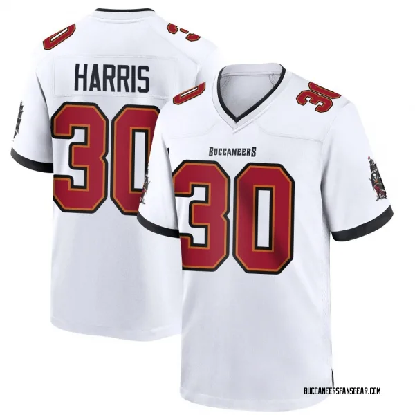 Men's Jacob Harris Tampa Bay Buccaneers Game White Jersey
