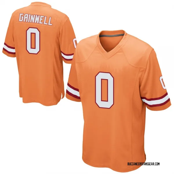Men's Kenneth Gainwell Tampa Bay Buccaneers Game Orange Alternate Jersey