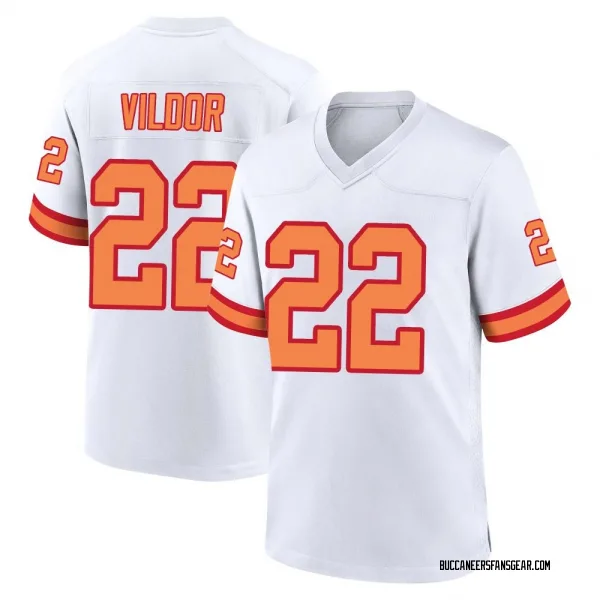 Men's Kindle Vildor Tampa Bay Buccaneers Game White '76 Jersey