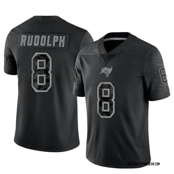 Men's Kyle Rudolph Tampa Bay Buccaneers Limited Black Reflective Jersey