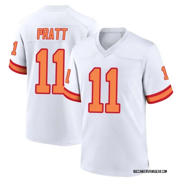 Men's Michael Pratt Tampa Bay Buccaneers Game White '76 Jersey