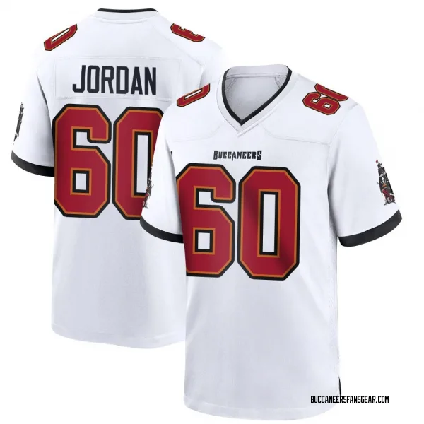 Men's Mike Jordan Tampa Bay Buccaneers Game White Jersey