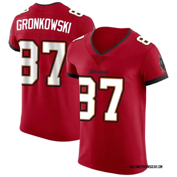 Men's Rob Gronkowski Tampa Bay Buccaneers Elite Red Vapor Jersey