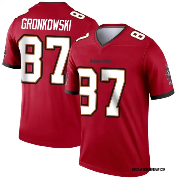 Men's Rob Gronkowski Tampa Bay Buccaneers Legend Red Jersey