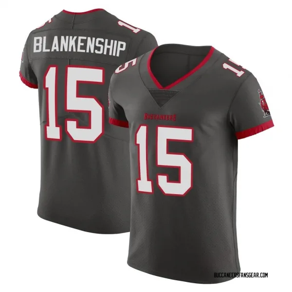Men's Rodrigo Blankenship Tampa Bay Buccaneers Elite Pewter Alternate Vapor Jersey