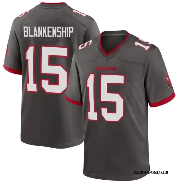 Men's Rodrigo Blankenship Tampa Bay Buccaneers Game Pewter Alternate Jersey