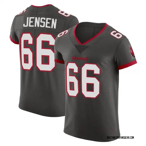 Men's Ryan Jensen Tampa Bay Buccaneers Elite Pewter Alternate Vapor Jersey