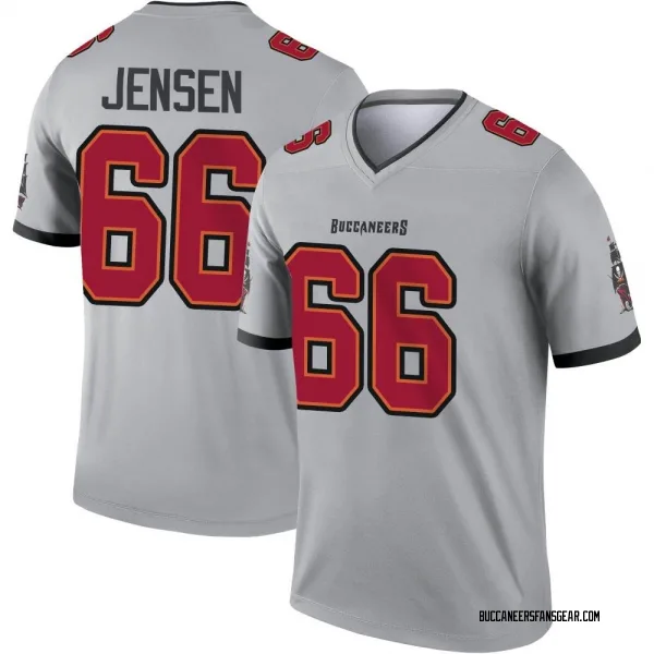 Men's Ryan Jensen Tampa Bay Buccaneers Legend Gray Inverted Jersey