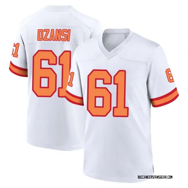 Men's Silas Dzansi Tampa Bay Buccaneers Game White '76 Jersey