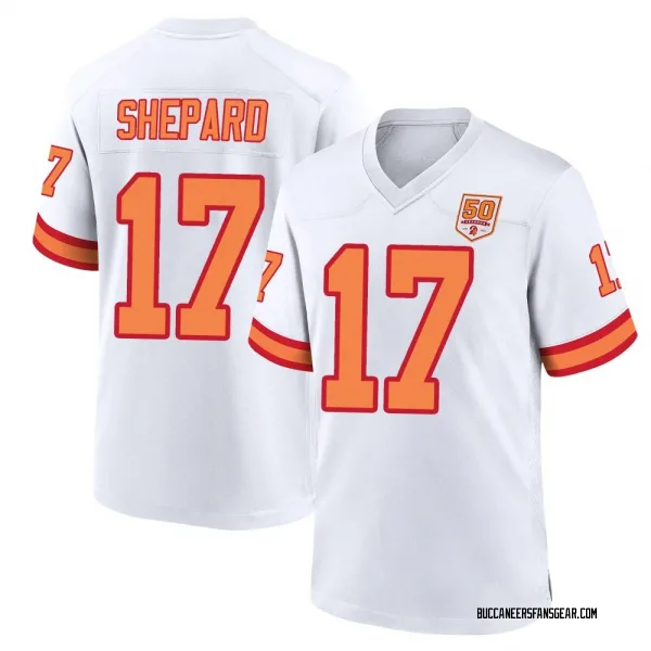 Men's Sterling Shepard Tampa Bay Buccaneers Game White '76 50th Season Jersey