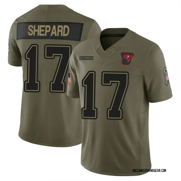 Men's Sterling Shepard Tampa Bay Buccaneers Limited Olive 2025 Salute to Service Jersey