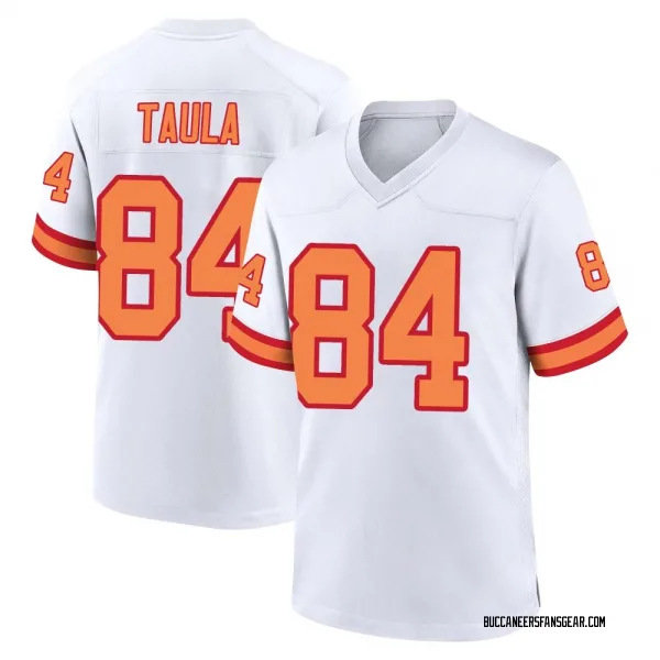 Men's Tanner Taula Tampa Bay Buccaneers Game White '76 Jersey