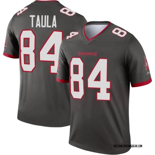 Men's Tanner Taula Tampa Bay Buccaneers Legend Pewter Alternate Jersey