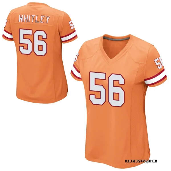 Women's Benton Whitley Tampa Bay Buccaneers Game Orange Alternate Jersey