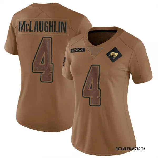 Women's Chase McLaughlin Tampa Bay Buccaneers Limited Brown 2023 Salute To Service Jersey