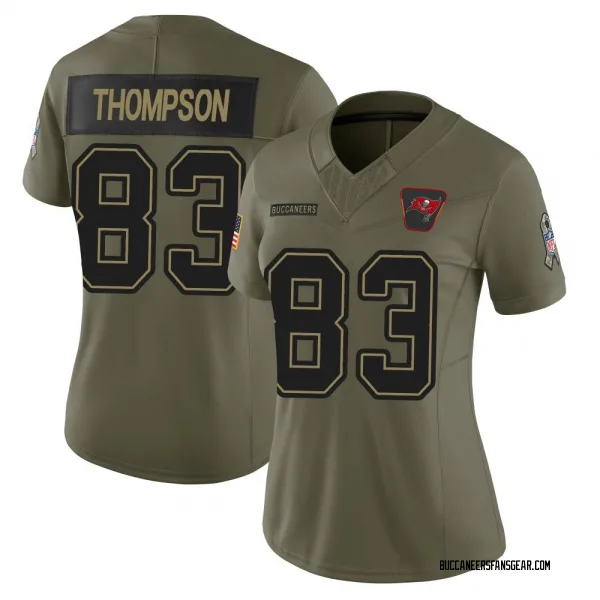 Women's Cody Thompson Tampa Bay Buccaneers Limited Olive 2025 Salute to Service Jersey