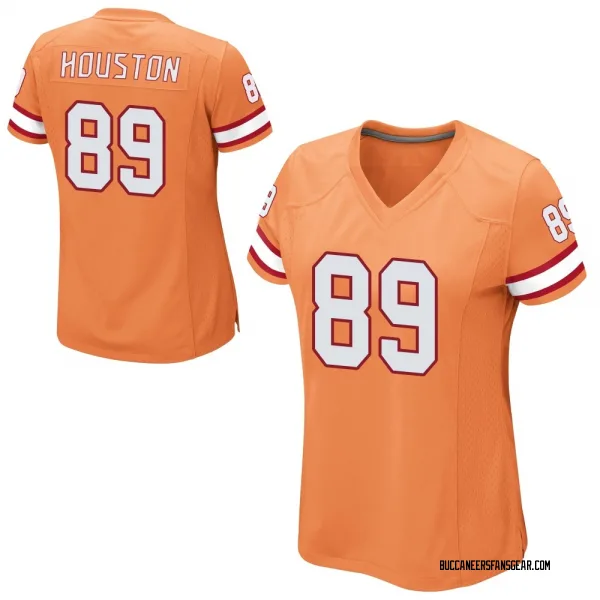 Women's Dennis Houston Tampa Bay Buccaneers Game Orange Alternate Jersey