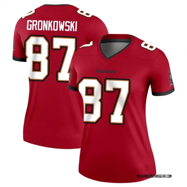 Women's Rob Gronkowski Tampa Bay Buccaneers Legend Red Jersey