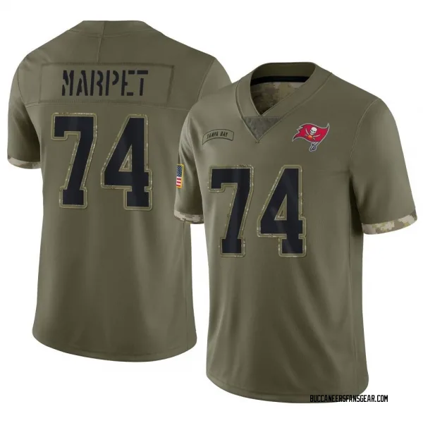 Youth Ali Marpet Tampa Bay Buccaneers Limited Olive 2022 Salute To Service Jersey