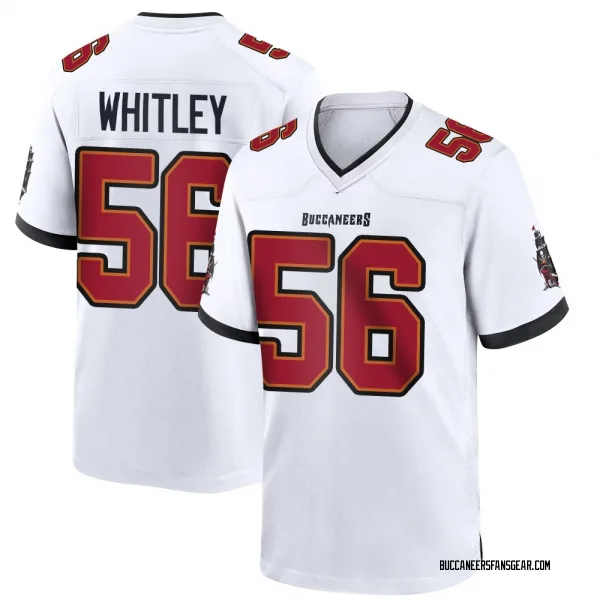 Youth Benton Whitley Tampa Bay Buccaneers Game White Jersey