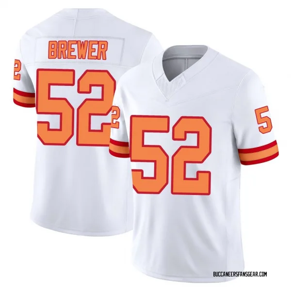 Youth C.J. Brewer Tampa Bay Buccaneers Limited White '76 Vapor F.U.S.E. Jersey