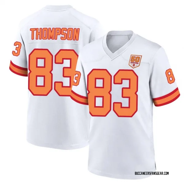 Youth Cody Thompson Tampa Bay Buccaneers Game White '76 50th Season Jersey