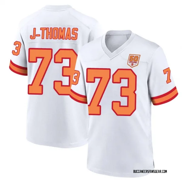 Youth Dvon J-Thomas Tampa Bay Buccaneers Game White '76 50th Season Jersey