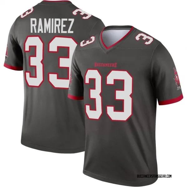 Youth Jose Ramirez Tampa Bay Buccaneers Legend Pewter Alternate Jersey