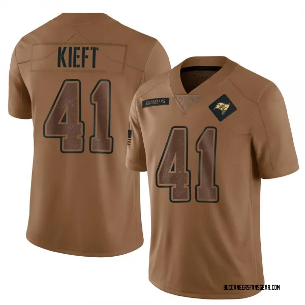 Youth Ko Kieft Tampa Bay Buccaneers Limited Brown 2023 Salute To Service Jersey