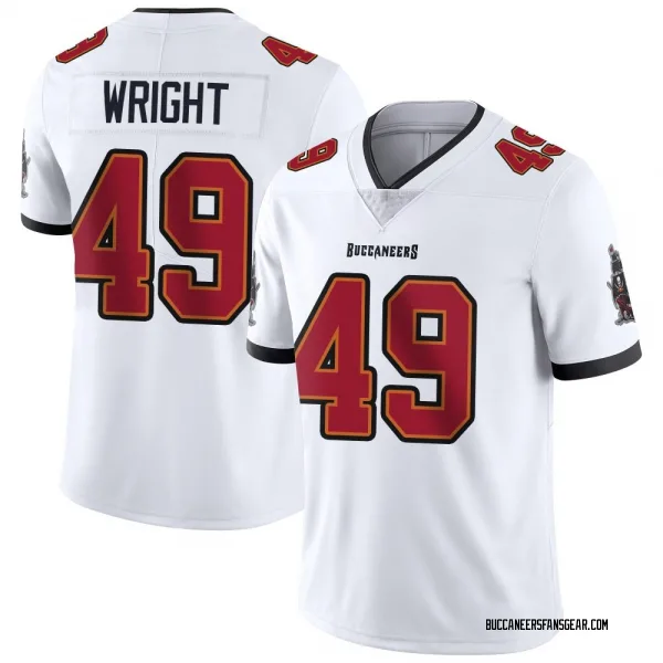 Youth Owen Wright Tampa Bay Buccaneers Limited White Vapor Untouchable Jersey