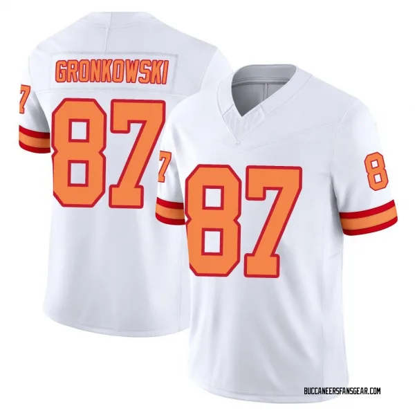 Youth Rob Gronkowski Tampa Bay Buccaneers Limited White '76 Vapor F.U.S.E. Jersey