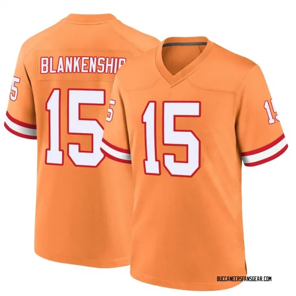 Youth Rodrigo Blankenship Tampa Bay Buccaneers Game Orange Throwback Jersey