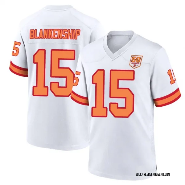 Youth Rodrigo Blankenship Tampa Bay Buccaneers Game White '76 50th Season Jersey