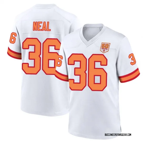 Youth Ryan Neal Tampa Bay Buccaneers Game White '76 50th Season Jersey