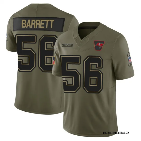 Youth Shaquil Barrett Tampa Bay Buccaneers Limited Olive 2025 Salute to Service Jersey